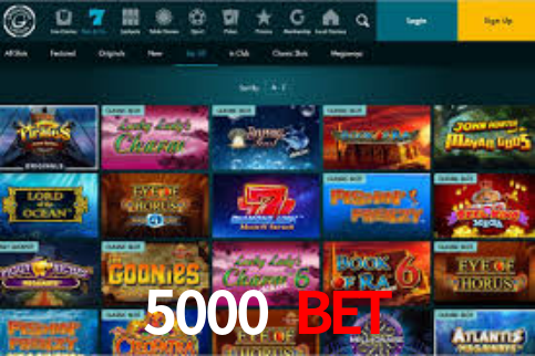 Jogos Exclusivos 5000 Bet